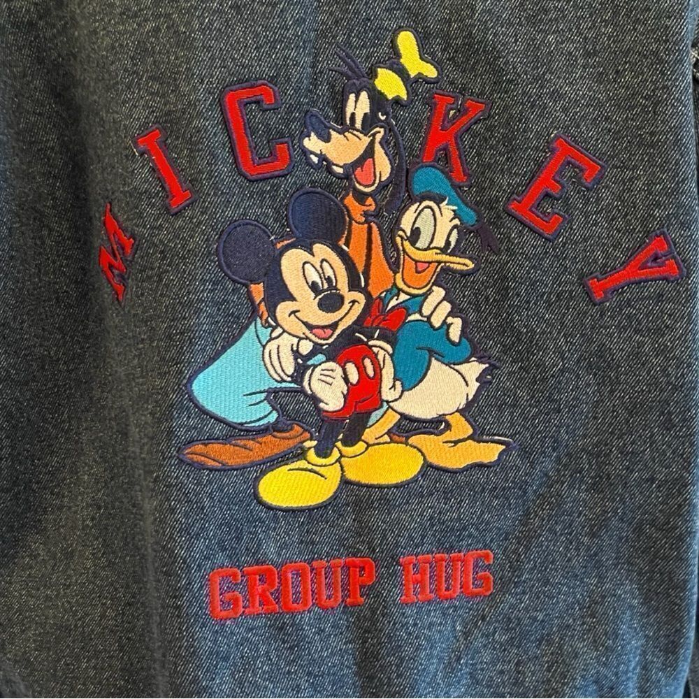 Vintage 90s Jerry Leigh Mickey Unlimited Disney Jean Jacket - Picture 5 of 13